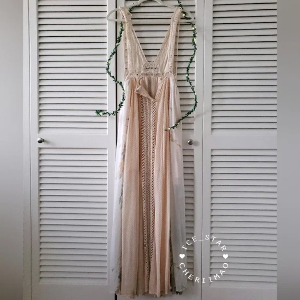 Free People RARE HTF Queen of the Sun Maxi Dress - Picture 10 of 16